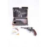 .177 BB Gletcher NGT Silver Co2 revolver, boxed