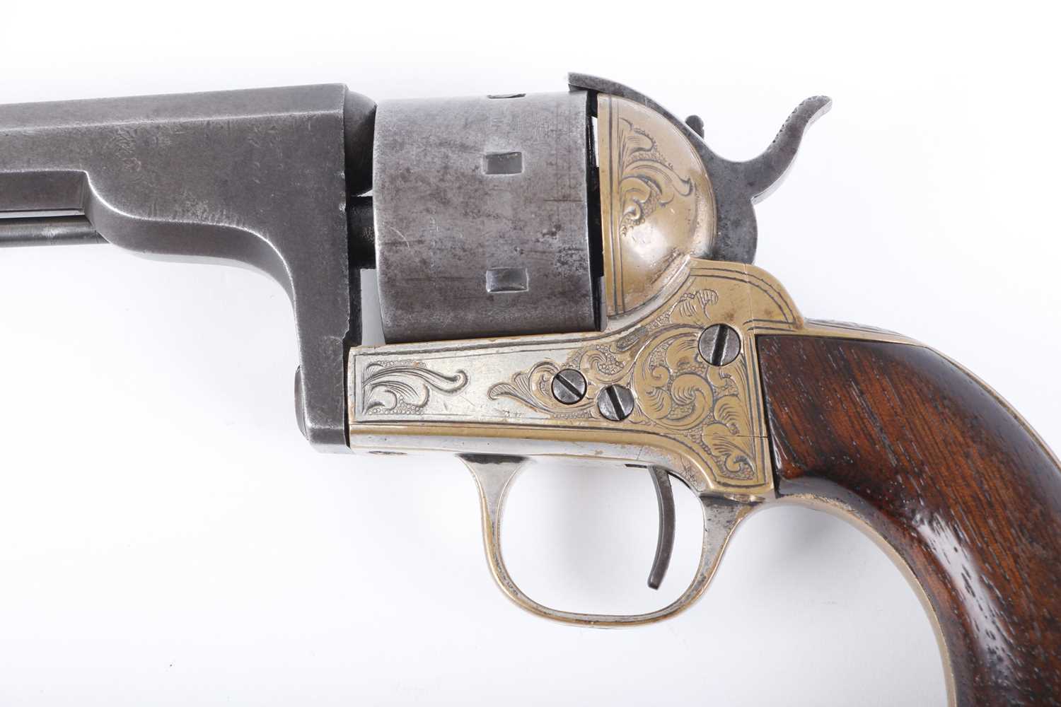 (S58) .32 (rf) Moore's Single Action Belt Revolver, 5 ins octagonal barrel stamped Manufd for - Image 3 of 18