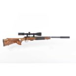 Ⓕ (S1) .17(Hmr) CZ 455 bolt-action rifle, 17 ins screwcut heavy barrel (moderator available), 5 shot