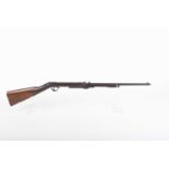 .177 BSA Lincoln Jeffries underlever air rifle, original open sights, tap loading, no. S76394