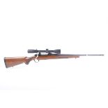 Ⓕ (S1) .223 (Rem) Ruger M77 MkII bolt-action rifle, 22½ ins screw cut barrel with gloss black