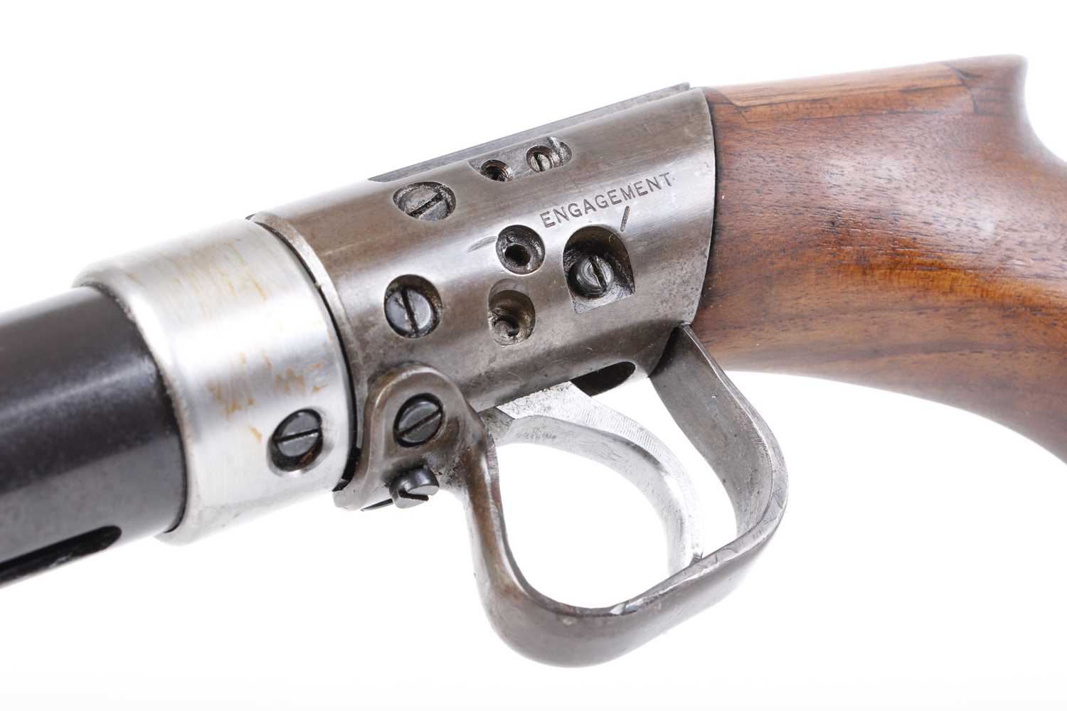 .177 BSA Standard under lever air rifle, bead and notch sights, tap loading, fitted with W. Richards - Image 7 of 9