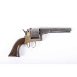 (S58) .32 (rf) Moore's Single Action Belt Revolver, 5 ins octagonal barrel stamped Manufd for
