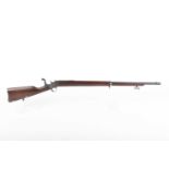Ⓕ (S1) .22 Remington 'Military Model' rolling block training rifle, 28 ins barrel with blade front
