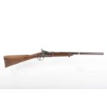 (S58) .577 Tower 1857 Snider action Cavalry Carbine, 20 ins barrel half stocked with steel band,