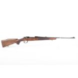 Ⓕ (S1) .243 (Win) Parker Hale bolt-action rifle, 24 ins barrel with blade and folding leaf sights,