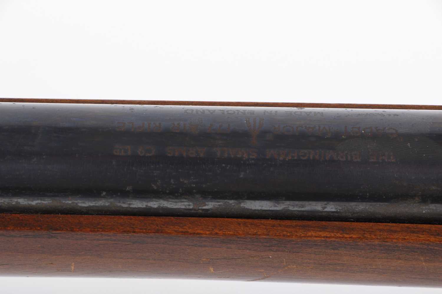 .177 BSA Cadet Major break-barrel air rifle, original open sights, BSA markings visible on - Image 6 of 8