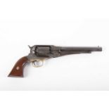 (S58) .44 Remington New Model 1858 Army Percussion Revolver, c.1863, 8 ins octagonal barrel