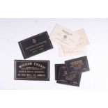 Eight new gunmakers trade labels comprising: 3 x John Rigby paper labels (32 King St.); 3 x