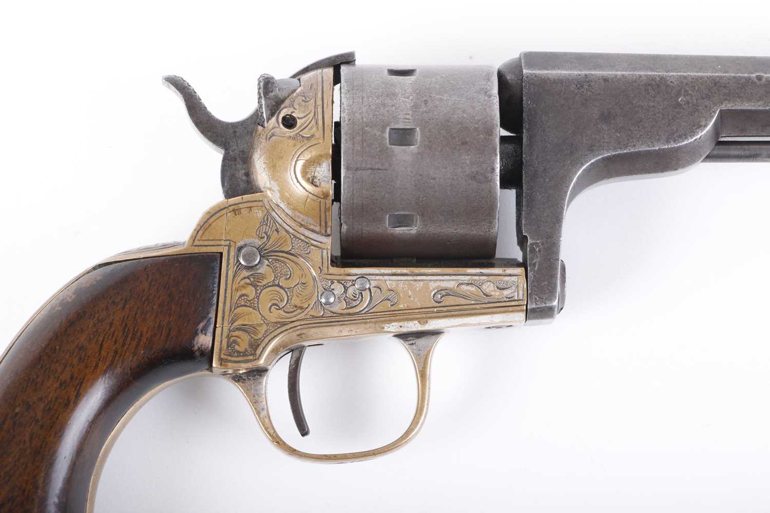 (S58) .32 (rf) Moore's Single Action Belt Revolver, 5 ins octagonal barrel stamped Manufd for - Image 4 of 18