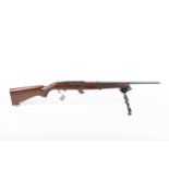 Ⓕ (S1) .22 Winchester Model 490 semi-automatic rifle, 20 ins screw cut barrel with folding rear leaf