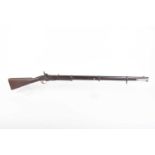 Ⓕ (S2) .650 (smooth) Percussion three-band musket, 35½ ins smooth-bore barrel (black powder proof)