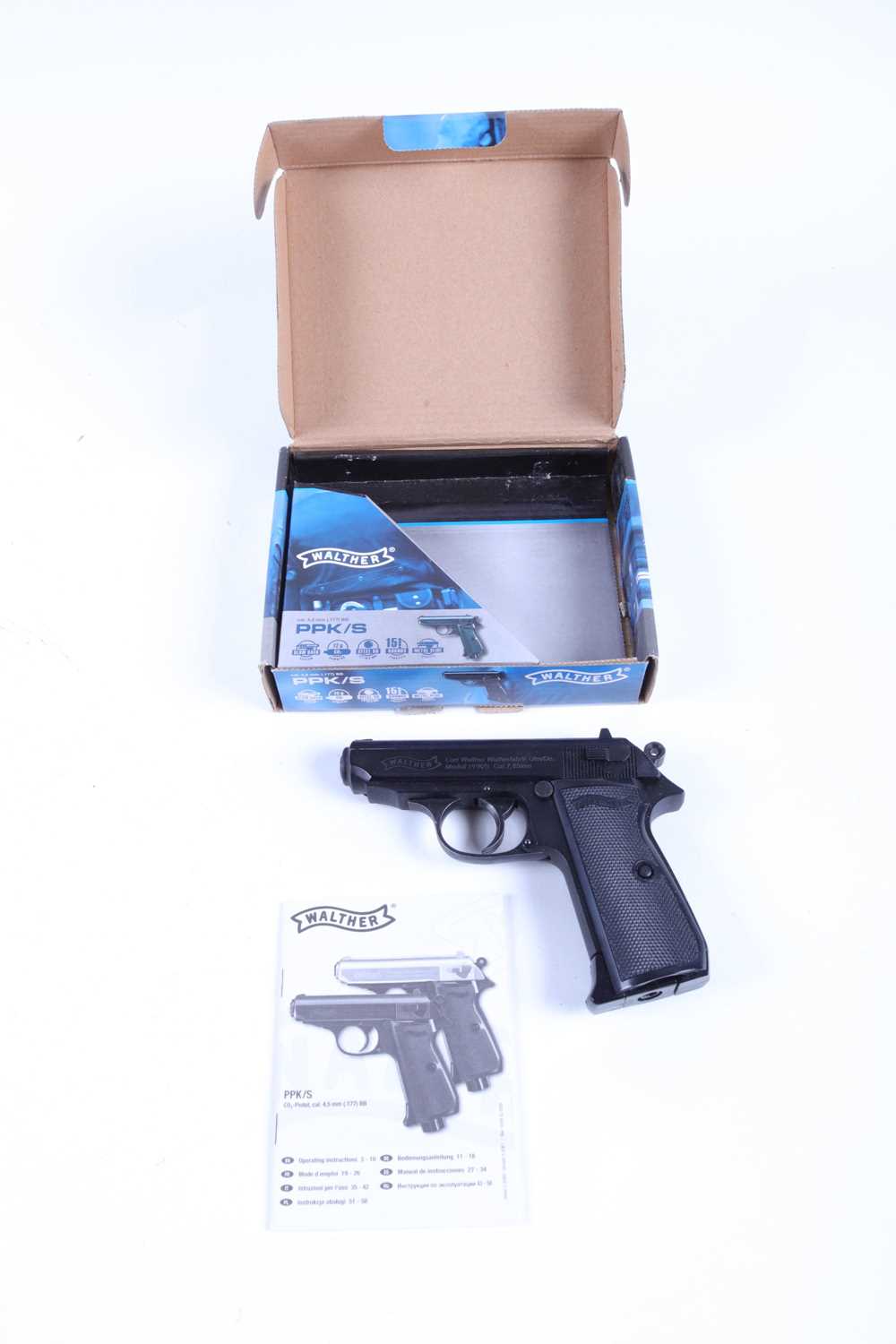 .177 BB Umarex Walther PPK/S Co2 air pistol, boxed - Image 2 of 4