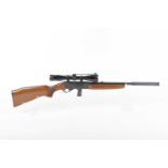 Ⓕ +VAT (S1) .22 Anschutz 520/61 semi-automatic rifle, 13 ins barrel fitted with Parker Hale