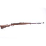 Ⓕ (S1) 7 x 57mm Steyr M1912 (Mauser) bolt-action service rifle, 30 ins barrel with blade and ramp