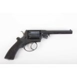 (S58) 80 bore Adams Patent double action closed frame revolver by E. M. Reilly & Co., 5¾ ins