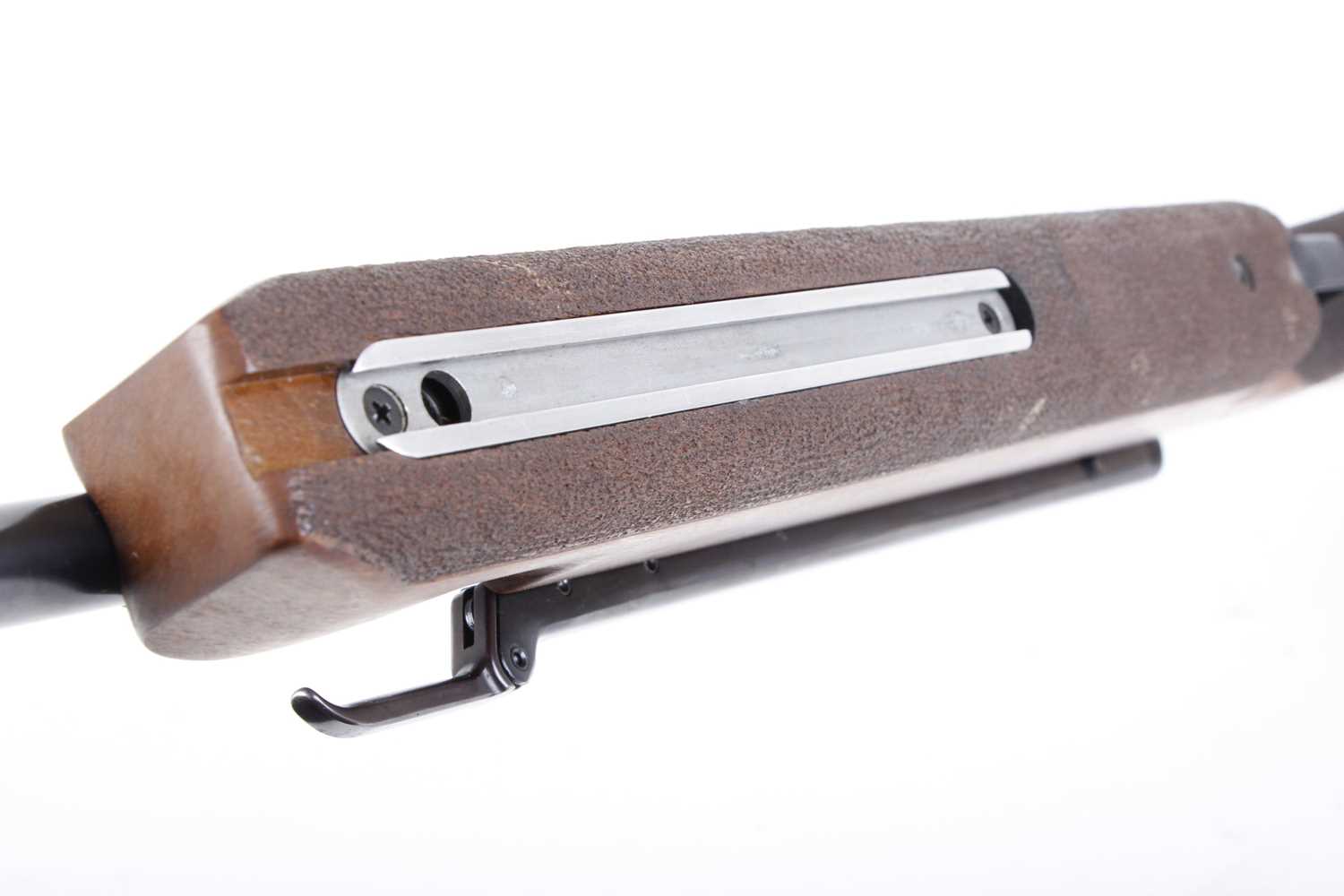 .177 Anschutz Match Mod. 250 sidelever target air rifle, fitted front and rear target sights, walnut - Image 7 of 7