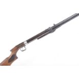 .177 BSA Standard under lever air rifle, bead and notch sights, tap loading, fitted with W. Richards