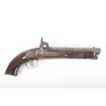 (S58) .600 East India Co. Service Percussion Pistol, 8 ins round full stocked barre,, brass