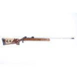 Ⓕ (S1) .308 (Win) Custom bolt-action target rifle, 27½ ins ins heavy stainless steel barrel by