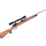 Ⓕ (S1) .243 (Win) Parker Hale bolt-action rifle, 24 ins barrel, 3-9x40 Hunter scope on Parker Hale
