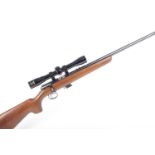 Ⓕ (S1) .22 BSA Supersport-Five bolt-action rifle, 22 ins barrel fitted with Parker Hale moderator, 5