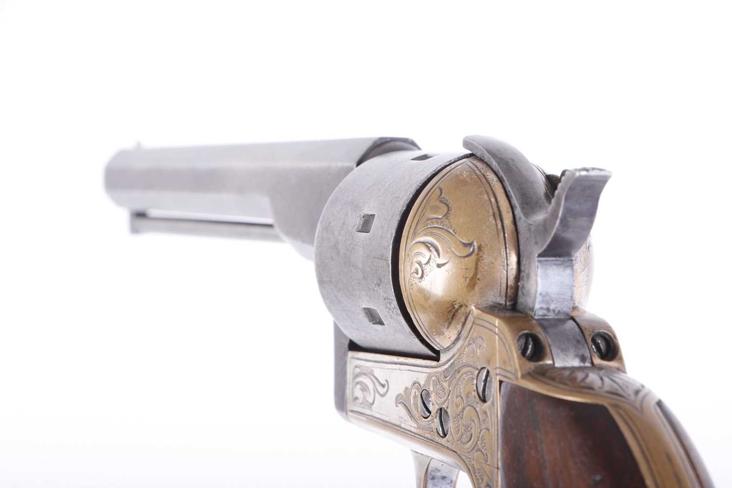 (S58) .32 (rf) Moore's Single Action Belt Revolver, 5 ins octagonal barrel stamped Manufd for - Image 11 of 18