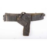 WWII military issue webbing holster for Webley .38 pistol (the vendor states that they used this