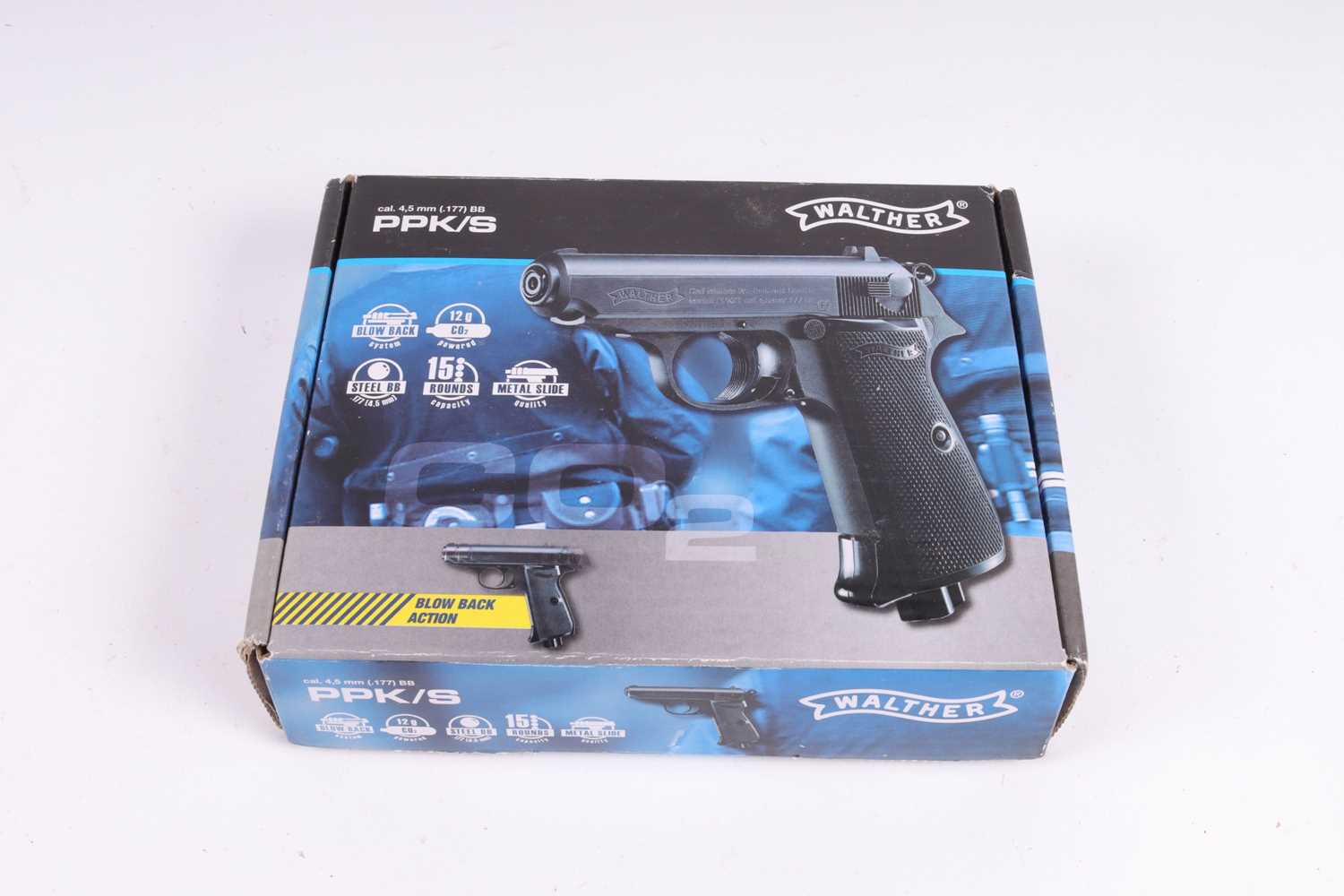 .177 BB Umarex Walther PPK/S Co2 air pistol, boxed