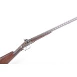 (S58) 16 bore double Percussion sporting gun by J. Harding (drum and nipple conversion from