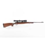 Ⓕ (S1) .243 BSA bolt-action sporting rifle, 22 ins barrel, internal magazine with hinged floor