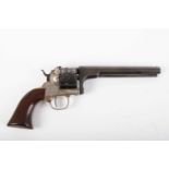 (S58) .32 (rf) Moore's Single Action Belt Revolver, 6 ins octagonal barrel stamped with bead