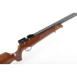 .22 Falcon Raptor PCP air rifle, screwcut barrel, bolt-action (magazine missing), pistol grip