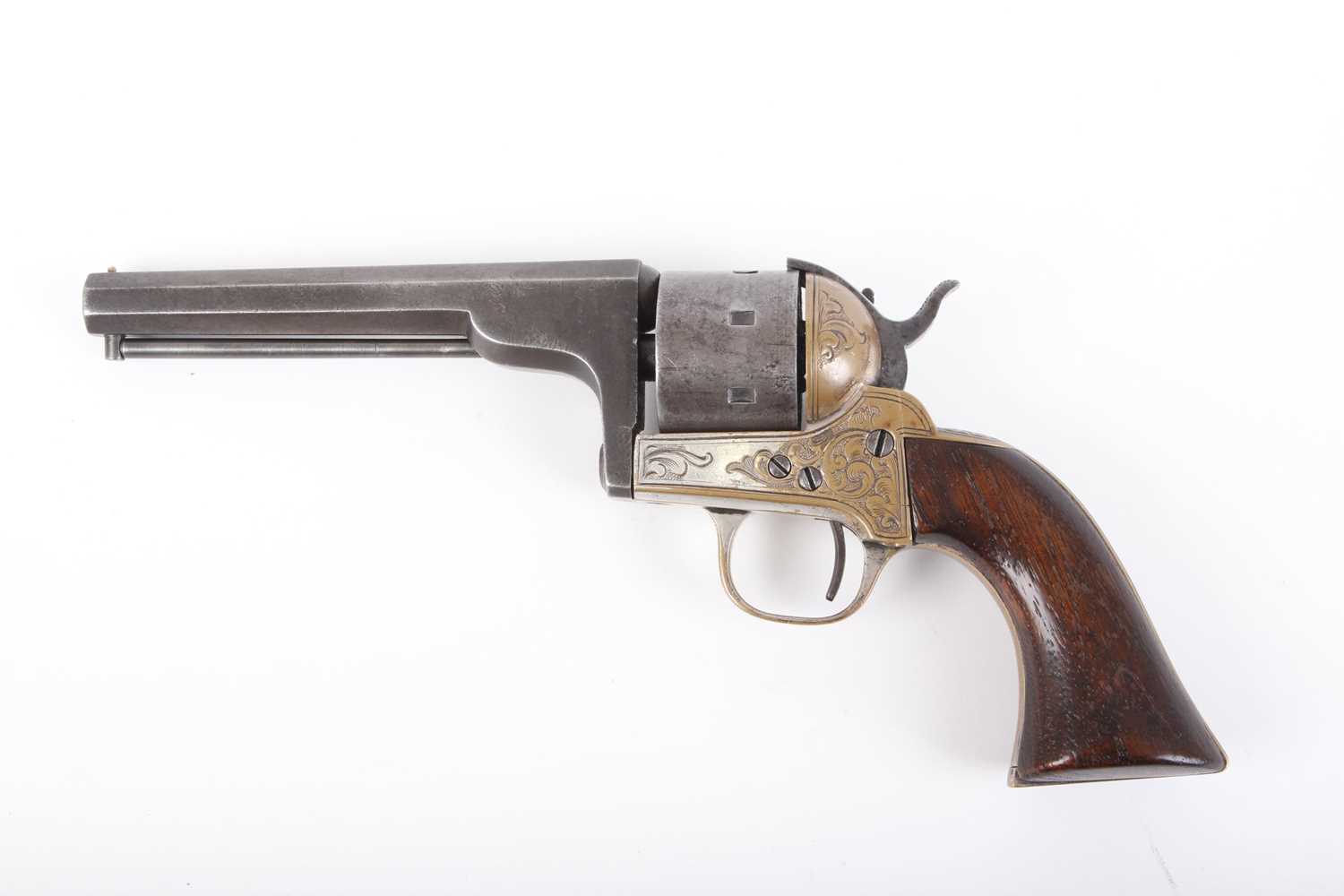 (S58) .32 (rf) Moore's Single Action Belt Revolver, 5 ins octagonal barrel stamped Manufd for - Image 2 of 18