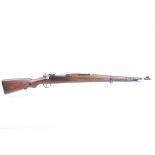 Ⓕ (S1) 8 x 57IS Yugoslavian Mauser M24/47 bolt-action service rifle, 24 ins barrel in military