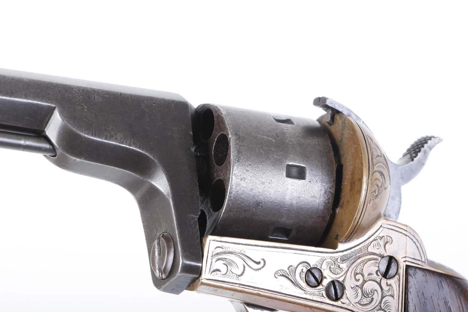 (S58) .32 (rf) Moore's Single Action Belt Revolver, 5 ins octagonal barrel stamped Manufd for - Image 15 of 18