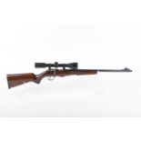 Ⓕ (S1) .22 Anschutz Model 1450 bolt-action rifle, 19½ ins screwcut barrel, 5 shot magazine, 3-9 x 40