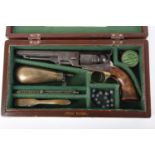 (S58) .36 Colt New Model Pocket Navy Revolver, 5½ ins octagonal barrel stamped with New York