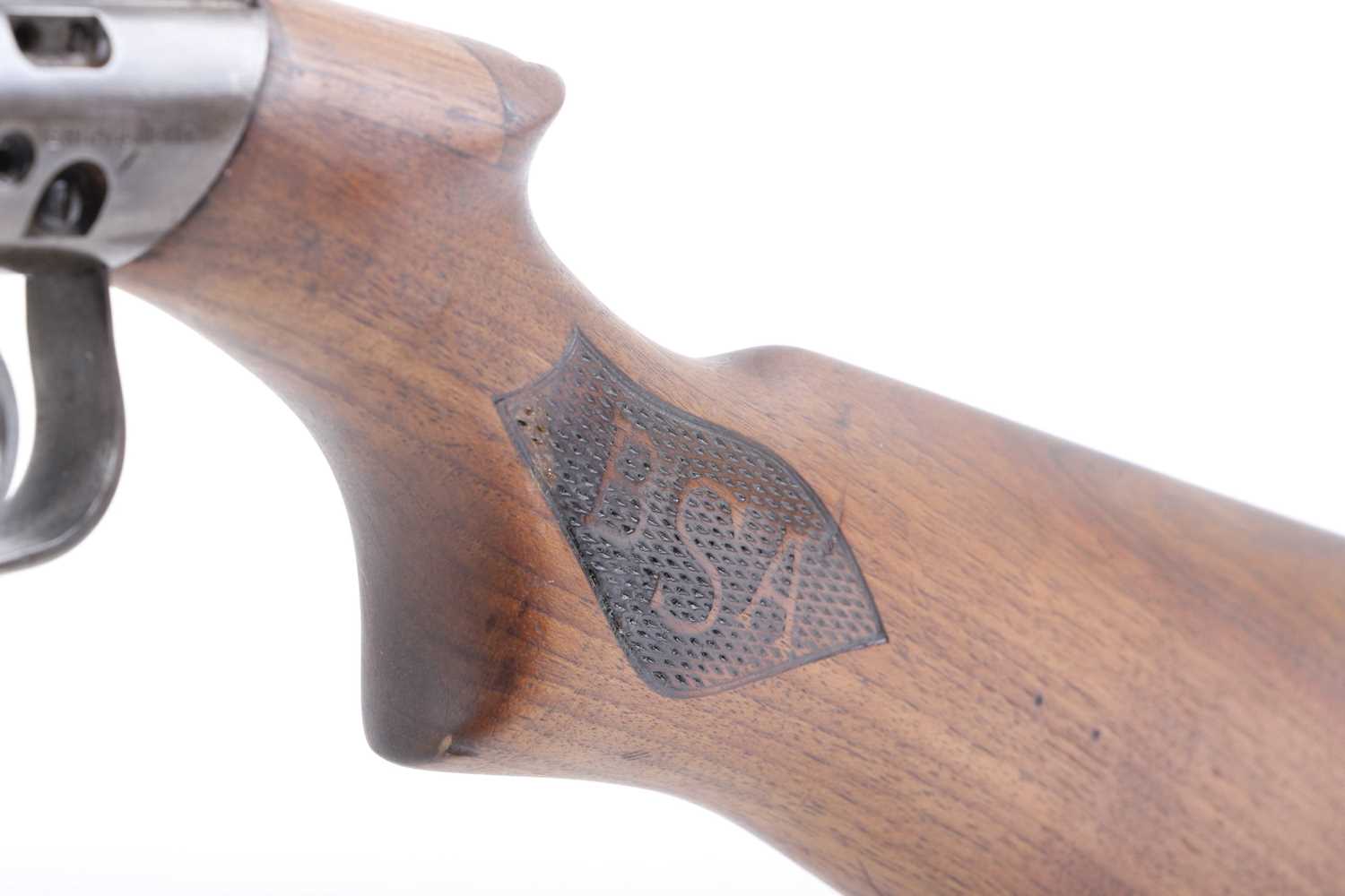 .177 BSA Standard under lever air rifle, bead and notch sights, tap loading, fitted with W. Richards - Image 9 of 9