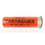 A good quality reproduction cartridge sign for Hull Cartridges, length 24 ins