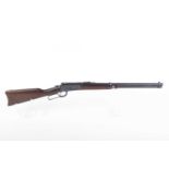 Ⓕ (S1) .44-40 (Win) Rossi lever-action carbine, 19½ ins round barrel with open sights, tube
