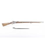 (S58) 18mm Swiss M1842/59 percussion musket, 36 ins barrel with 5 groove rifling (upgraded from