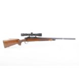 Ⓕ (S1) .243 (Win) Remington Model 700 bolt-action rifle, 25 ins heavy barrel, mounted 3-9x40
