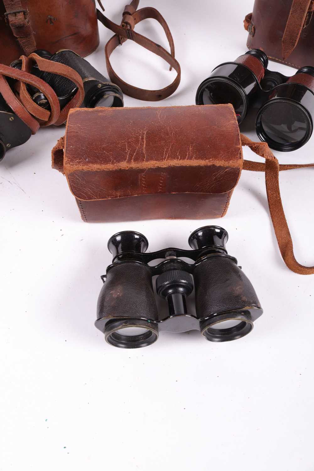W.Watson & Sons Ltd. London x6 binoculars in maker's leather case, Kershaw & Sons No.3 MkII 1918 - Image 5 of 5