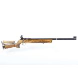 Ⓕ (S1) .22 Vostok CM2 bolt-action target rifle, 26 ins heavy barrel, tunnel foresight, BSA rear