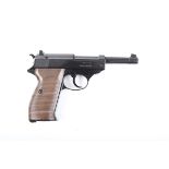 .177 Walther (Umarex) P38 Co2 repeating air pistol, no. 12M72424 with instructions, quantity of BB's