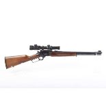 Ⓕ (S1) .44 (Rem Mag/Spl) Marlin Model 1894S lever-action rifle, 20 ins round barrel with hooded