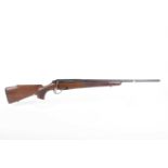 Ⓕ (S1) .22-250(Rem) Tikka M590 bolt-action rifle, 23 ins barrel, action with cut scope grooves,