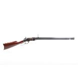 Ⓕ +VAT (S1) .44 (Wcf) Uberti 1860 Henry lever-action rifle, 24 ins octagonal barrel with integral