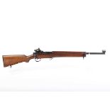 Ⓕ (S1) .22 Enfield No.8 Mk.1 bolt-action Cadet training rifle, 'Matchmaker' tunnel front sight,